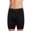 imageJockey Mens Chafe Proof Pouch Ultra Soft Modal 85quot Long Leg Boxer Brief  3 PackBlack