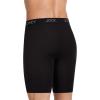 imageJockey Mens Chafe Proof Pouch Ultra Soft Modal 85quot Long Leg Boxer Brief  3 PackBlack