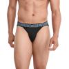 imageJockey Mens Microfiber Stretch String Bikini  3 PackBlack