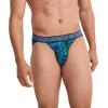 imageJockey Mens Microfiber Stretch String Bikini  3 PackFuture DuskDark PsychedelicOcean Sky