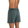 imageJockey Mens Underwear Active Microfiber 45quot BoxerSlim Grey Stripe