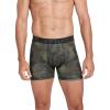 imageJockey Mens Underwear Active Microfiber 5quot Boxer Brief  3 PackObsidian GreyJagged Green OmbreDeep Sangria
