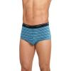 imageJockey Mens Underwear Classic Full Rise Brief  3 PackNavy HeatherFleeting Chambray StripeDeep Lagoon