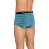 imageJockey Mens Underwear Classic Full Rise Brief  3 PackNavy HeatherFleeting Chambray StripeDeep Lagoon