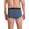 imageJockey Mens Underwear Classic Full Rise Brief  3 PackTrue BlueOne Fine Marina StripeSolid Grey