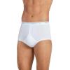 imageJockey Mens Underwear Classic Full Rise Brief  3 PackWhite