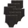 imageJockey Mens Underwear Classic Full Rise Brief  6 PackBlack