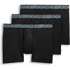 imageJockey Mens Underwear Active Microfiber 5quot Boxer Brief  3 PackBlack