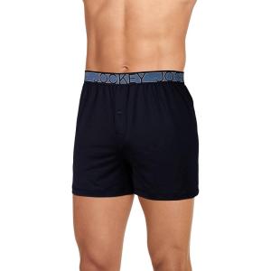 imageJockey Mens Underwear Active Microfiber 45quot BoxerBlack Out