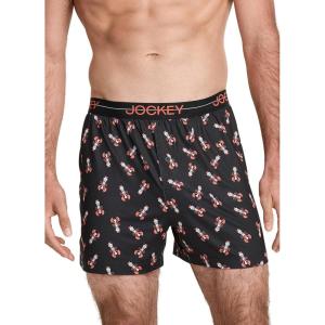 imageJockey Mens Underwear Active Microfiber 45quot BoxerLucky Lobsters