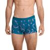 imageJockey Mens Chafe Proof Pouch Cotton Stretch 3quot Trunk  3 PackFuture DuskSpliced CirclesOcean Sky