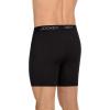 imageJockey Mens Chafe Proof Pouch Ultra Soft Modal 6quot Boxer Brief  3 PackBlack
