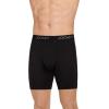 imageJockey Mens Chafe Proof Pouch Ultra Soft Modal 6quot Boxer Brief  3 PackBlack
