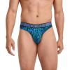 imageJockey Mens Microfiber Stretch ThongFuture DuskDark PsychedelicOcean Sky