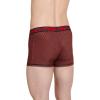 imageJockey Mens Underwear Active Microfiber 25quot Trunk  3 PackBlackTimescape GeoRacing Red