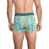imageJockey Mens Underwear Active Microfiber 25quot Trunk  3 PackNorthern LightPsychedelicTrue Navy