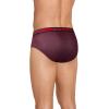 imageJockey Mens Underwear Active Microfiber Brief  3 PackBlackTimescape GeoRacing Red