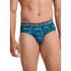 imageJockey Mens Underwear Active Microfiber Brief  3 PackFuture DuskDark PsychedelicOcean Sky