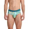 imageJockey Mens Underwear Active Microfiber Brief  3 PackNorthern LightPsychedelicTrue Navy
