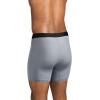 imageJockey Mens Underwear Active Ultra Soft Modal 6quot Boxer Brief  3 PackBlackLantern GreyMid Grey