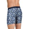 imageJockey Mens Underwear Active Ultra Soft Modal 6quot Boxer Brief  3 PackBlue ChambrayChevron ImpressionsGrey Dove