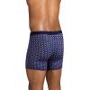 imageJockey Mens Underwear Active Ultra Soft Modal 6quot Boxer Brief  3 PackNavy  Red GeoTrue BlueBest Red