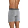 imageJockey Mens Underwear Active Ultra Soft Modal 6quot Boxer Brief  3 PackTexture LinesRed AppleTrue Navy