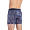 imageJockey Mens Underwear Active Ultra Soft Modal 6quot Boxer Brief  3 PackTrue NavyGlowing GeoTropical Coral