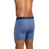 imageJockey Mens Underwear Active Ultra Soft Modal 6quot Boxer Brief  3 PackTrue NavyMarina BlueRetro Blue