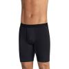 imageJockey Mens Underwear Active Ultra Soft Modal 9quot Long Leg Boxer Brief  3 PackBlack