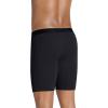 imageJockey Mens Underwear Active Ultra Soft Modal 9quot Long Leg Boxer Brief  3 PackBlack