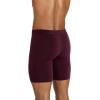 imageJockey Mens Underwear Active Ultra Soft Modal 9quot Long Leg Boxer Brief  3 PackDeep SangriaBleachedCactus Pine