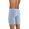 imageJockey Mens Underwear Active Ultra Soft Modal 9quot Long Leg Boxer Brief  3 PackMarina Analog DotsShowerTrue Navy