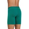 imageJockey Mens Underwear Big Man Chafe Proof Pouch Cotton Stretch 6quot Boxer Brief  2 PackCollegiate GreenSapphire Blue