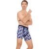 imageJockey Mens Underwear Big Man Chafe Proof Pouch Cotton Stretch 6quot Boxer Brief  2 PackGrey Starlight GeoJust Past Midnight