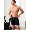 imageJockey Mens Underwear Big Man Chafe Proof Pouch Cotton Stretch 6quot Boxer Brief  2 PackMid GreyBlack
