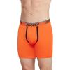 imageJockey Mens Underwear Big Man Chafe Proof Pouch Microfiber 6quot Boxer Brief  2 PackIron GreyRising Sun