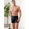 imageJockey Mens Underwear Chafe Proof Pouch Cotton Stretch 6quot Boxer Brief  3 PackBlack