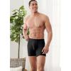 imageJockey Mens Underwear Chafe Proof Pouch Cotton Stretch 6quot Boxer Brief  3 PackBlack