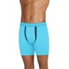 imageJockey Mens Underwear Chafe Proof Pouch Cotton Stretch 6quot Boxer Brief  3 PackSapphire BlueSparkling WatersJust Past Midnight