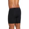 imageJockey Mens Underwear Chafe Proof Pouch Microfiber 6quot Boxer Brief  3 PackBlack
