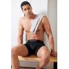 imageJockey Mens Underwear Chafe Proof Pouch Microfiber 6quot Boxer Brief  3 PackBlack