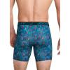 imageJockey Mens Underwear Chafe Proof Pouch Microfiber 6quot Boxer Brief  3 PackFuture DuskEdgelandsOcean Sky