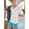 imageJockey Mens Underwear Chafe Proof Pouch Microfiber 6quot Boxer Brief  3 PackNorthern LightAbstract TractionTrue Navy