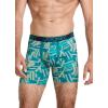 imageJockey Mens Underwear Chafe Proof Pouch Microfiber 6quot Boxer Brief  3 PackNorthern LightAbstract TractionTrue Navy