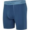 imageJockey Mens Underwear Chafe Proof Pouch Ultra Soft Modal 85quot Long Leg Boxer BriefAtlantic Blue