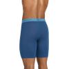 imageJockey Mens Underwear Chafe Proof Pouch Ultra Soft Modal 85quot Long Leg Boxer BriefAtlantic Blue