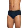 imageJockey Mens Underwear Classic Low Rise Brief  3 PackDenimCinder HeatherBlack