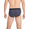 imageJockey Mens Underwear Classic Low Rise Brief  3 PackNavy Scholastic StripeShowerDeep Sangria