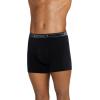 imageJockey Mens Underwear Lightweight Cotton Blend 5quot Boxer Brief  4 PackBlack